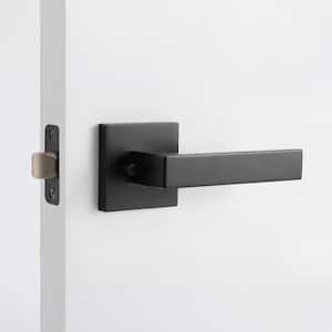 Allen Matte Black Hall/Closet Modern Door Handle (Passage - Right Hand)