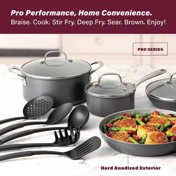 13-Piece Granite Aluminum Cookware Set