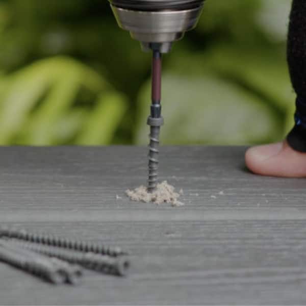 Trex 2-1/2 in. #10 Torx Flat Undercut Pebble Grey and Whidbey Color-Match Deck Screws 75 Count/Box