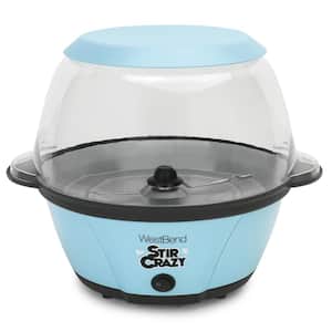 850-Watt 6 oz. Blue Stir Crazy Stirring Oil Popcorn Machine