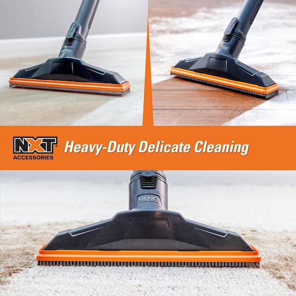 2-1/2 in. SK1502 NXT Floor Tool Soft Bristle Shoe Accessory Shop Vacuum Attachment for RIDGID NXT Wet Dry Vacs