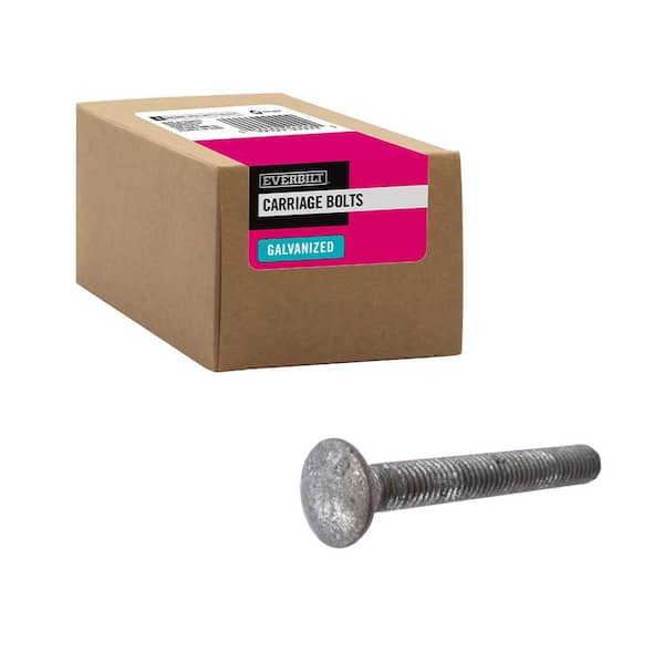 Everbilt 3/8 In.-16 X 3 In. Galvanized Carriage Bolt (25-Pack) 803530 ...