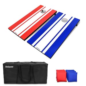 8 Corn Filled Bean Bags :: Tailgate Size Weather Resistant Finish Pennsylvania Woodworks Cornhole Game Set :: 2 Solid Wood Corn Toss Boards Foldable & Portable 30 x 24 :: Slim 