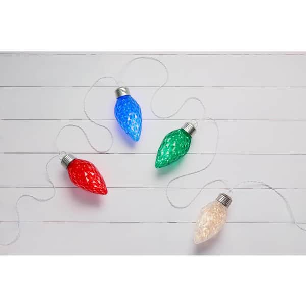 4 Count Multi Twinkle C Bulbs