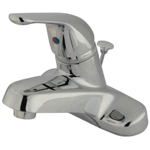 Chatham 4 in. Centerset Single-Handle Bathroom Faucet in Polished Chrome