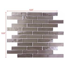 Lanscape Grand Canyon Brick Mosaic 12.25 in. x 12.25 in. Translucent Glass Wall & Pool Tile (1.04 Sq. Ft./Sheet)