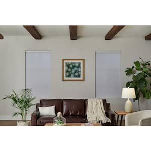 White Cordless Blackout Cellular Shade - 33 in. W x 72 in. L (Motorization Compatible)