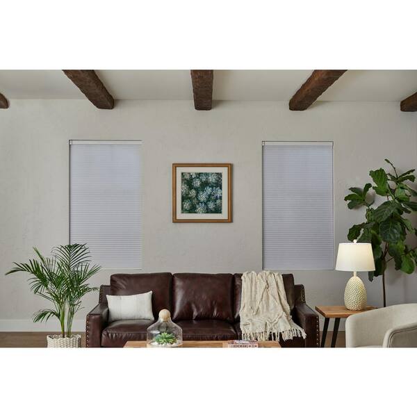 Home Decorators Collection White Cordless Blackout Cellular Shade - 70 in. W x 72 in. L (Motorization Compatible)