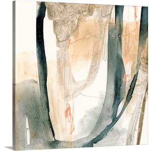 "Silt Spray I" by Victoria Barnes 1-Piece Museum Grade Giclee Unframed Abstract Art Print 36 in. x 36 in.