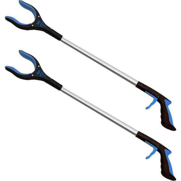 Pick-up Tool Trash Picker, Blue, 32in，2pack