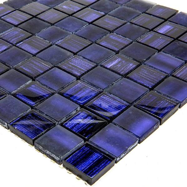 Apollo Tile Purple 11.3 in. x 11.3 in. Polished and Matte Finished Glass  Mosaic Tile (4.43 sq. ft./Case) APLJP88303A - The Home Depot