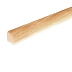 Solid Hardwood Unfinished 0.75 in. T x 0.75 in. W x 94 in. L Quarter Round Molding