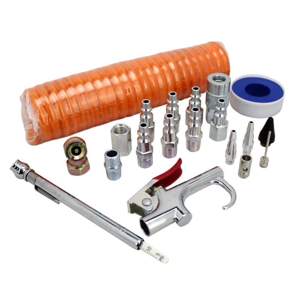 EXELAIR Recoil Hose Kit (20-Piece) EX0320HKIT - The Home Depot