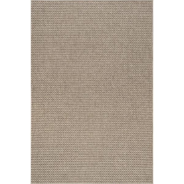 nuLOOM Jazmin Neutral 6 ft. 5 in. x 9 ft. Geometric Indoor/Outdoor Area Rug
