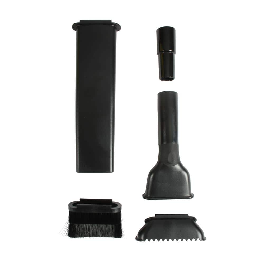 Universal Fit 1.25" BLACK Vacuum & Central vacuum 5-pc attachment kit/set 