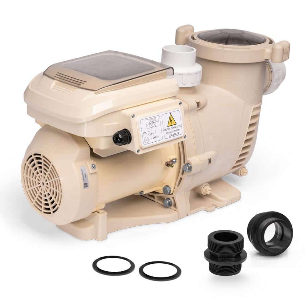 1.75 HP 4425 GPH Variable Speed High-Flow in Ground Above Ground Swimming Pool Pump w/2 in. Fittings and 1.5 in. Ad price history on PriceWatchPro