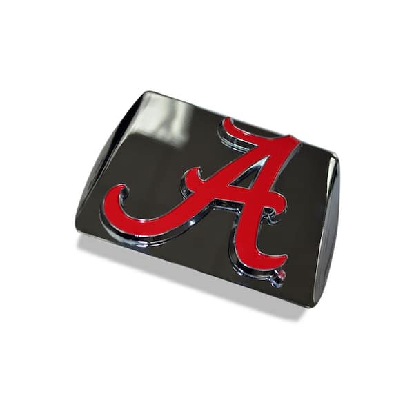 Atlanta Falcons Hitch Cover Chrome Emblem on Black - Special Order