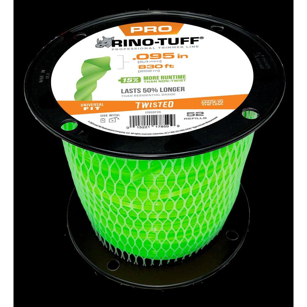 Rino-Tuff Universal Fit. 095 in. x 830 ft. Pro Twisted Line for