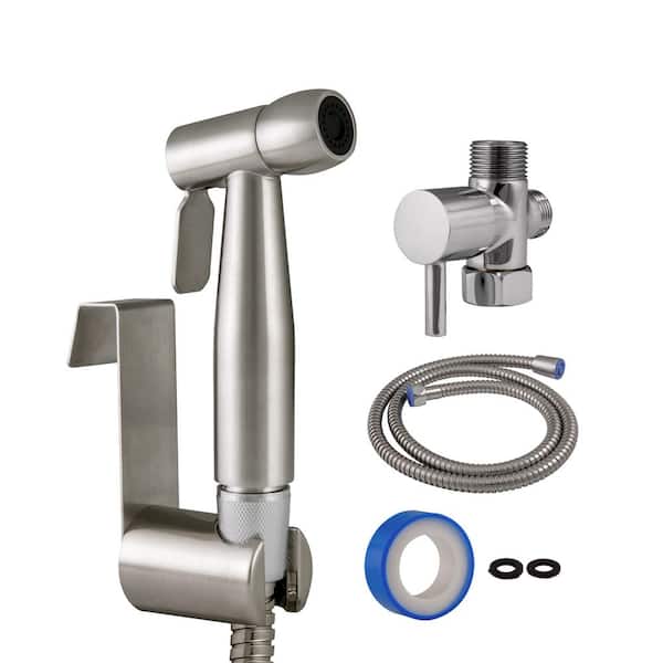Handheld Bidet Toilet Sprayer with Hose Pipe and Wall Hook