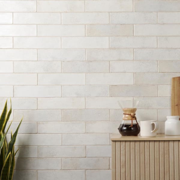 Selah White Ceramic Tile