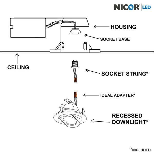 DLR4 (v5) 4inch Black Recessed LED Downlight, 2700K , 50 OFF