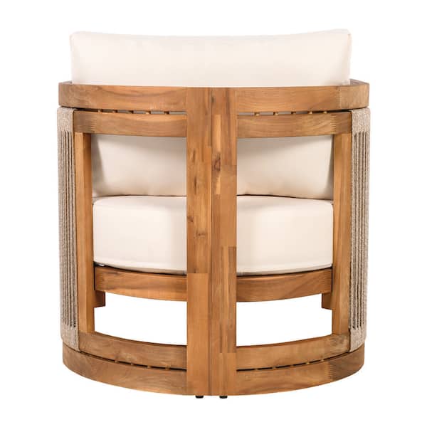 Christopher Knight Home Hilton Beistelltisch – Akazienholz, Klappbar, Teak-Finish, 54,6x34,9x40,6 Cm