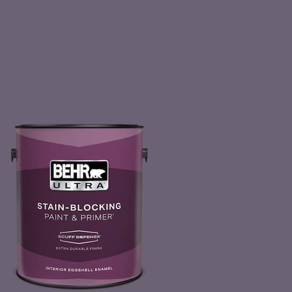 BEHR ULTRA 1 gal. #ICC-109 Iris Petal Extra Durable Eggshell Enamel Interior Paint & Primer