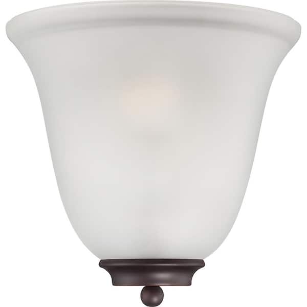 SATCO Aubrey 1-Light Mahogany Bronze Wall Sconce