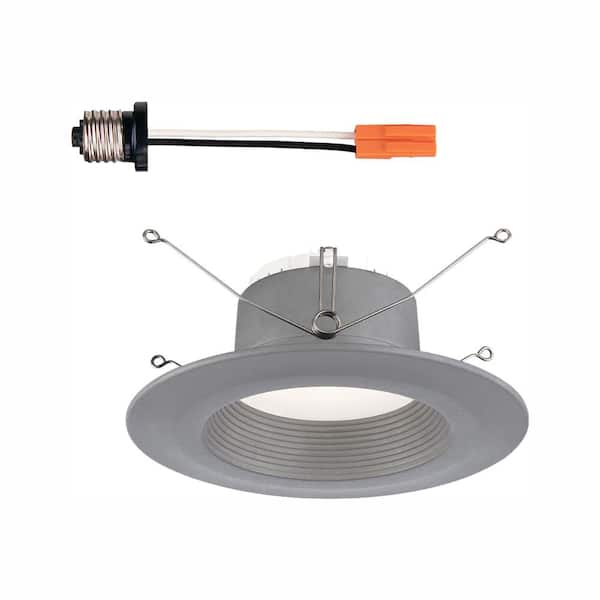EnviroLite 5 in. and 6 in. Integrated LED Airtight Dimmable Brushed