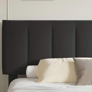 Upholstered Bed Frame, Black Metal Frame King Platform Bed with 4-Storage Drawers and Adjustable Headboard Bed Frame