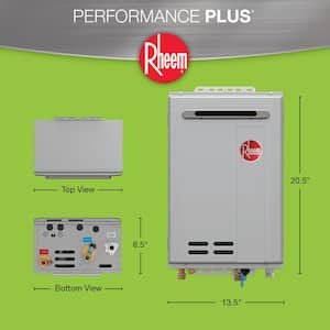 Performance Plus 7.0 GPM Natural Gas Outdoor Non-Condensing Tankless Water Heater