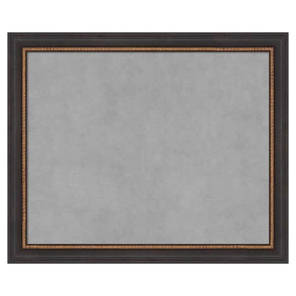 Amanti Art Ashton Black 23 in. x 19 in. Framed Magnetic Board