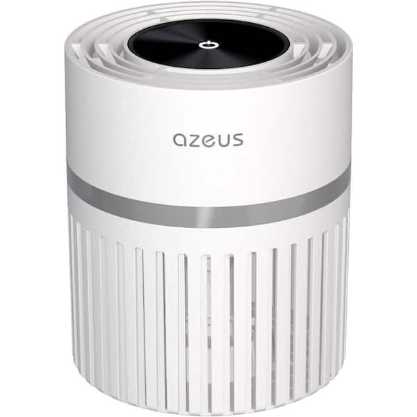 Bedroom/Home Air Purifier with True HEPA; 430 sq ft; Dander, Smoke, Odor; White