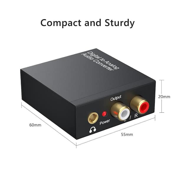 Yichuhaoxi DAC 192KHz Digital to Analog Audio Converter RCA