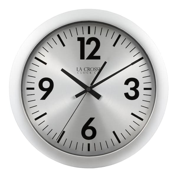 La Crosse Clock 11.5 In. Jett Analog Quartz Analog Wall Clock