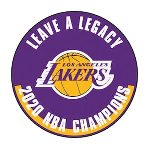 NBA - Los Angeles Lakers 2020 NBA Finals Champions Basketball Rug - 27in. Diameter
