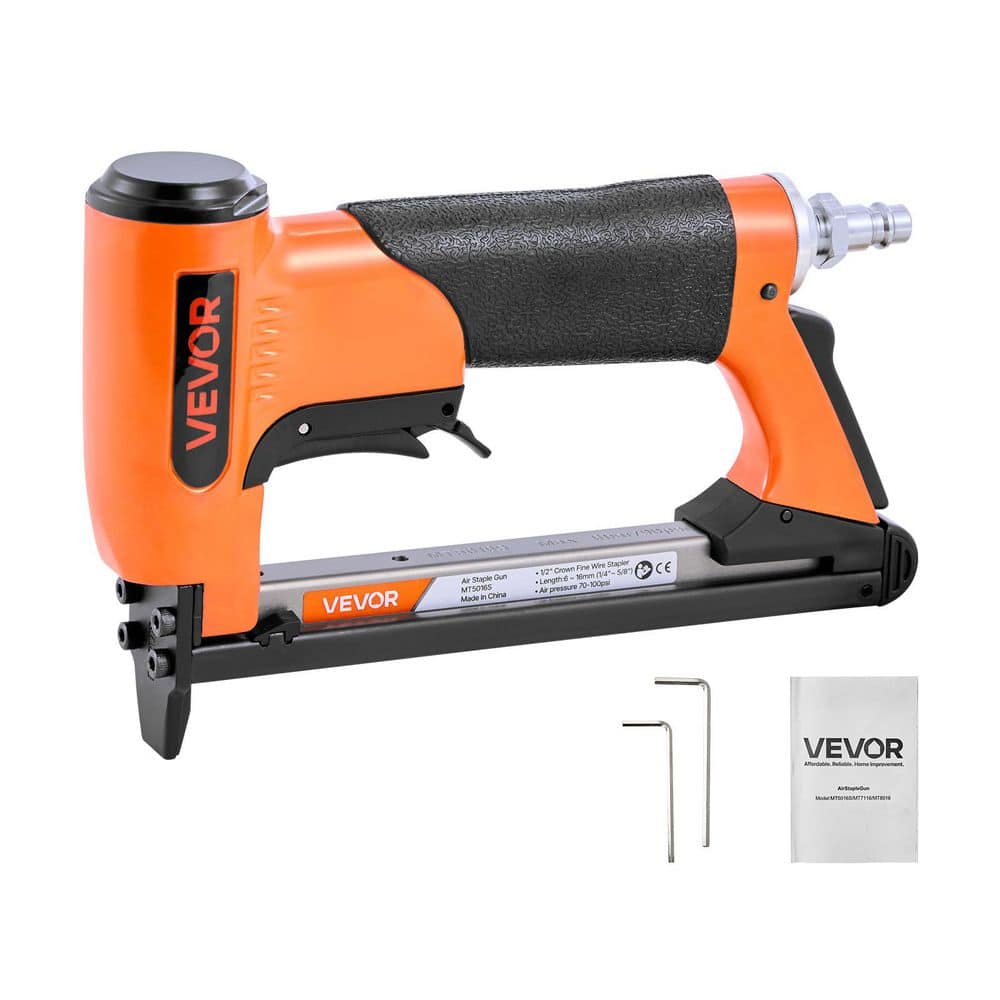 Pneumatic Staple Gun, Corded Air Upholstery Stapler for 50 Series Fine Wire Staples 1/2 in. Crown 1/4 in. - 5/8 in. L price history on PriceWatchPro