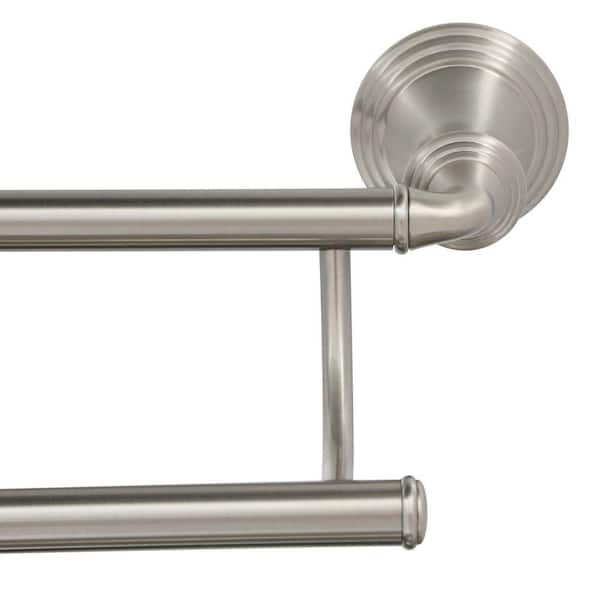 Kohler Devonshire 24 In Double Towel Bar In Vibrant Brushed Nickel K 10553 Bn The Home Depot