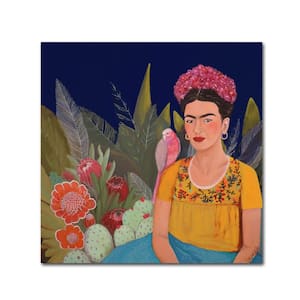 35 in. x 35 in. "Frida A Casa Azul Revisitated" by Sylvie Demers Printed Canvas Wall Art