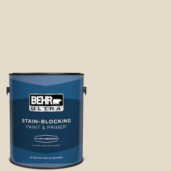 BEHR ULTRA 1 gal. Home Decorators Collection #HDC-CT-05 Pale Palomino Extra Durable Satin Enamel Interior Paint & Primer