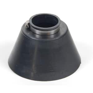All Style Small Standard STD-Storm Collar Flashing; Fits Nominal Pipe Size (NPS) 1 -1/2 in. dia. (1.90 OD) round pipe.
