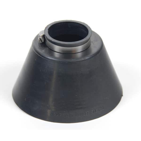 Unbranded All Style Small Standard STD-Storm Collar Flashing; Fits Nominal Pipe Size (NPS) 1 -1/2 in. dia. (1.90 OD) round pipe.