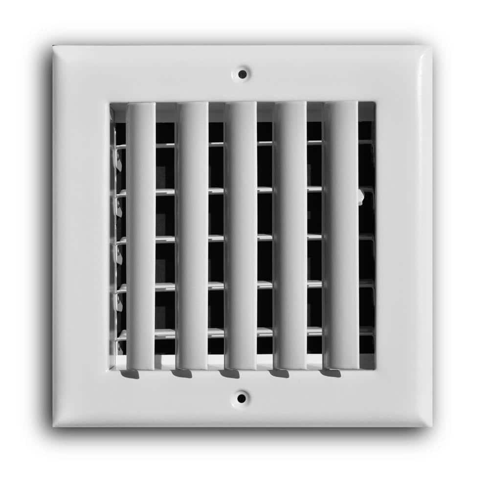 6 in. x 6 in. 1-Way Adjustable Curved Blade Wall/Ceiling Register price history on PriceWatchPro