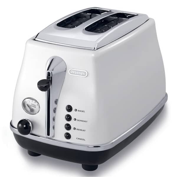 DeLonghi Icona 2-Slice White Toaster