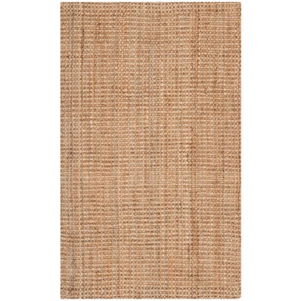 SAFAVIEH Natural Fiber Beige Doormat 3 ft. x 5 ft. Solid Area Rug