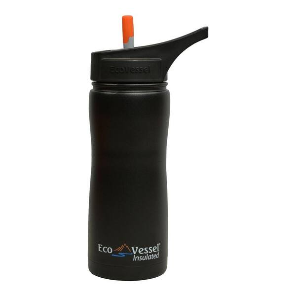 Eco Vessel Summit Triple Insulated 17 fl. oz. Stainless Steel Bottle with Flip Straw