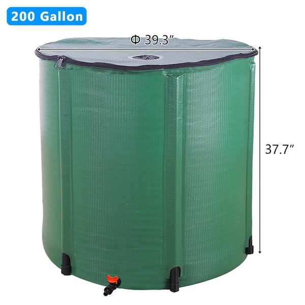 Karl casa 200 Gal. Lluvia plegable verdeKarl casa 200 Gal. Lluvia plegable verde  