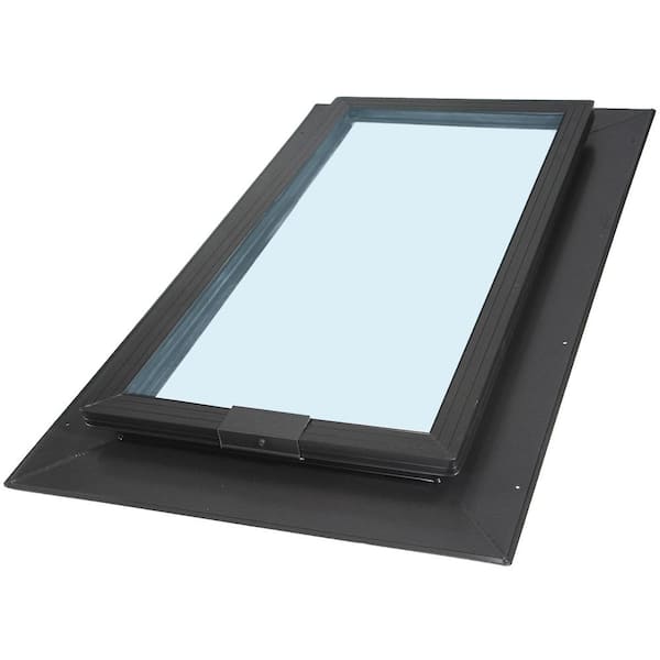 SUN-TEK 14-1/2 in. x 30-1/2 in. Fixed Self-Flashing Skylight with Tempered Low-E3 Glass
