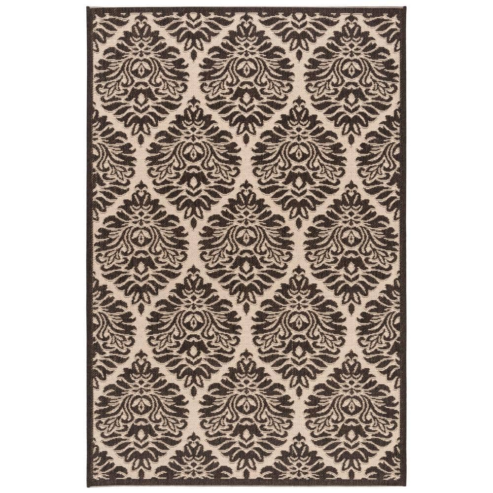 SAFAVIEH Blossom Gold/Multi 4 ft. x 6 ft. Geometric Floral Area Rug BLM402D- 4 - The Home Depot