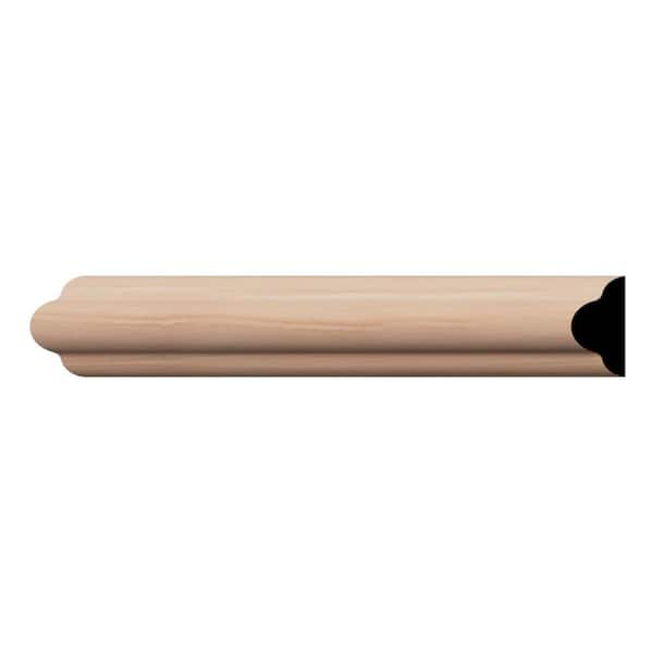 WM1215 0.56 in. D x 1.25 in. W x 96 in. L Wood (Cherry) Chair Rail Molding